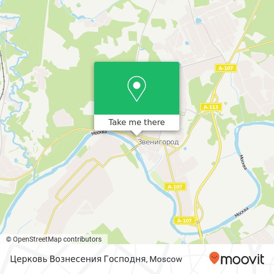 Церковь Вознесения Господня map