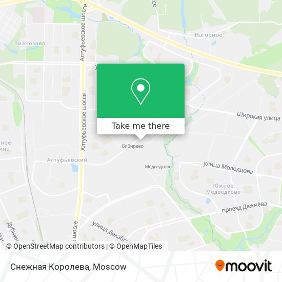 Снежная Королева map