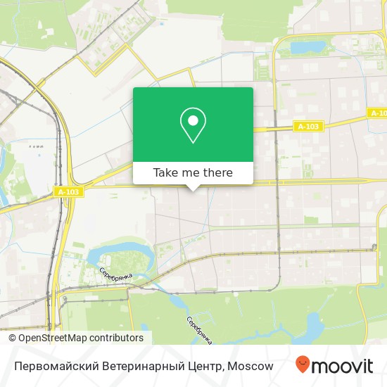 Первомайский Ветеринарный Центр map