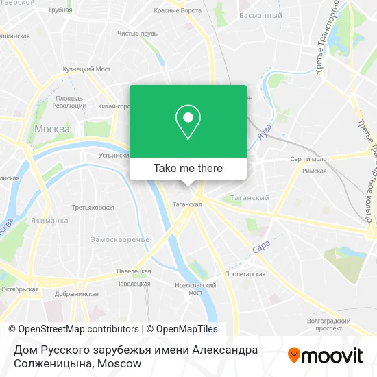 Дом Русского зарубежья имени Александра Солженицына map
