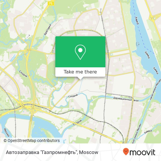 Автозаправка "Газпромнефть" map