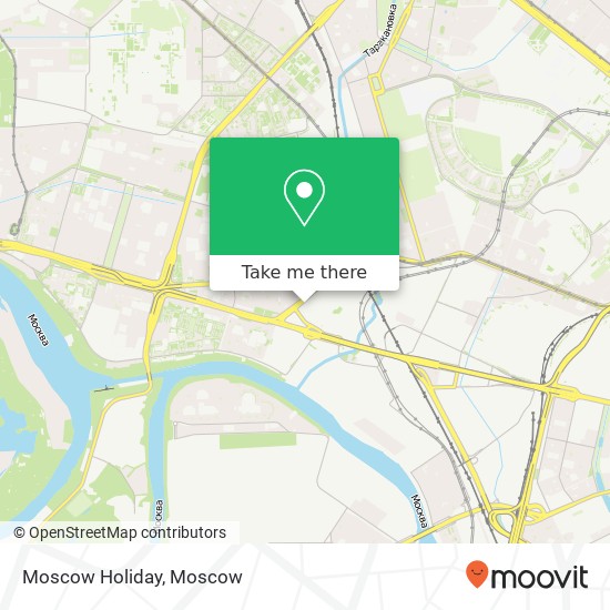 Moscow Holiday map