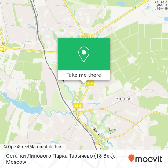 Остатки Липового Парка Тарычёво (18 Век) map