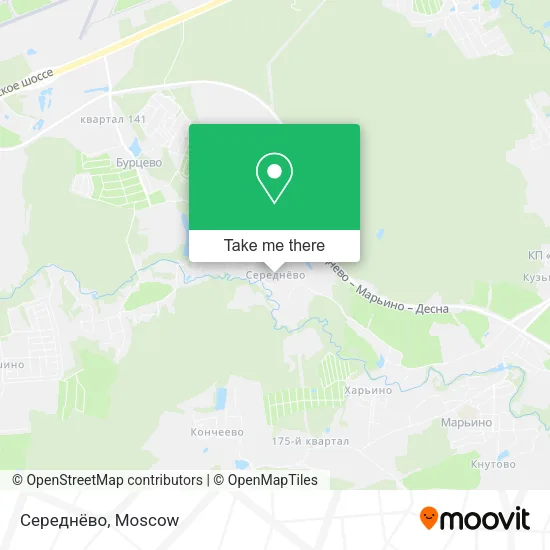 Середнёво map