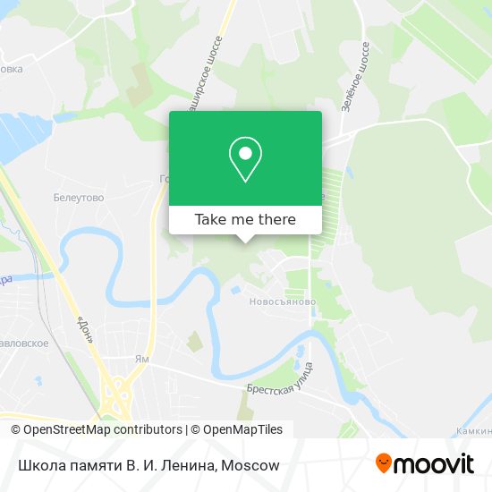 Школа памяти В. И. Ленина map