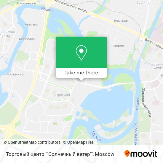 Торговый центр ""Солнечный ветер"" map