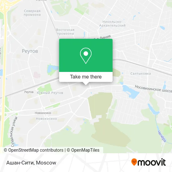 Ашан-Сити map