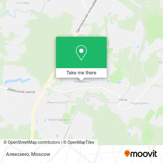 Алексино map