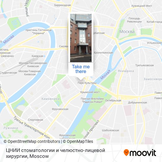 ЦНИИ стоматологии и челюстно-лицевой хирургии map