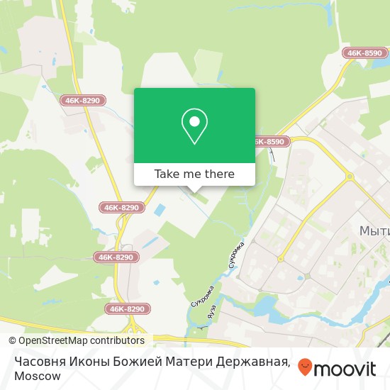 Часовня Иконы Божией Матери Державная map