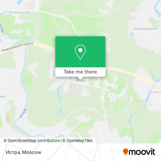 Истра map