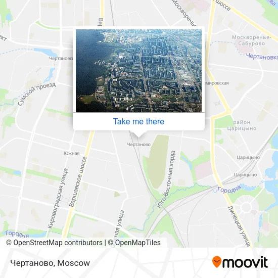 Чертаново map