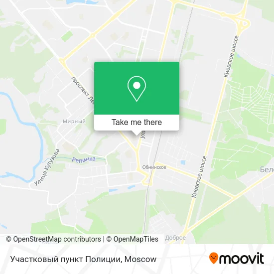 Участковый пункт Полиции map