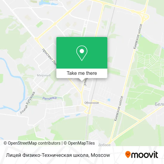 Лицей Физико-Техническая школа map