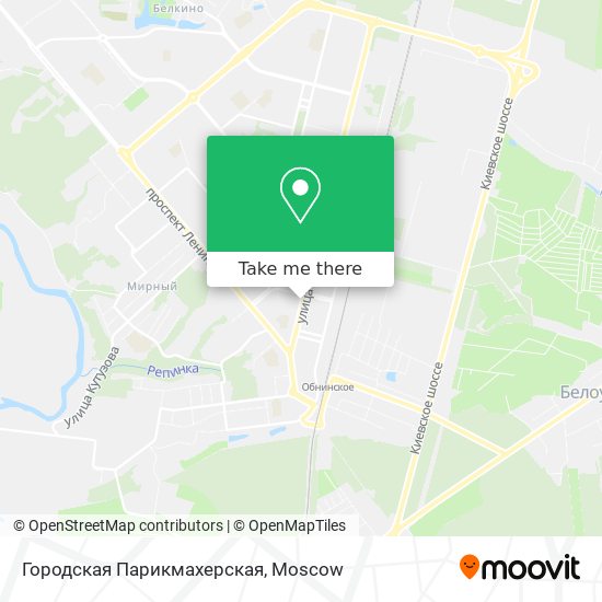 Городская Парикмахерская map