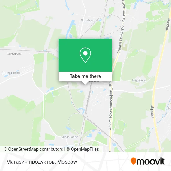 Магазин продуктов map