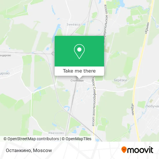 Останкино map