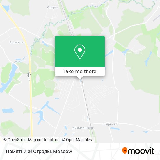 Памятники Ограды map