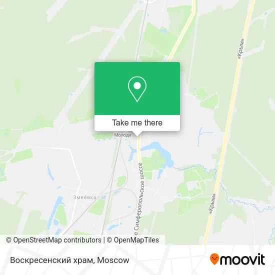 Воскресенский храм map