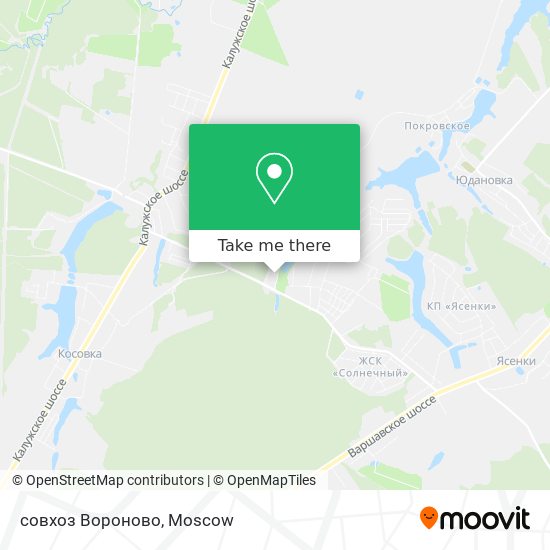 совхоз Вороново map