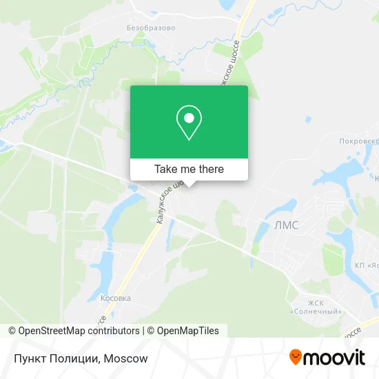 Пункт Полиции map