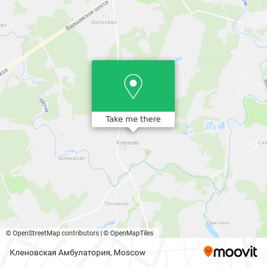 Кленовская Амбулатория map