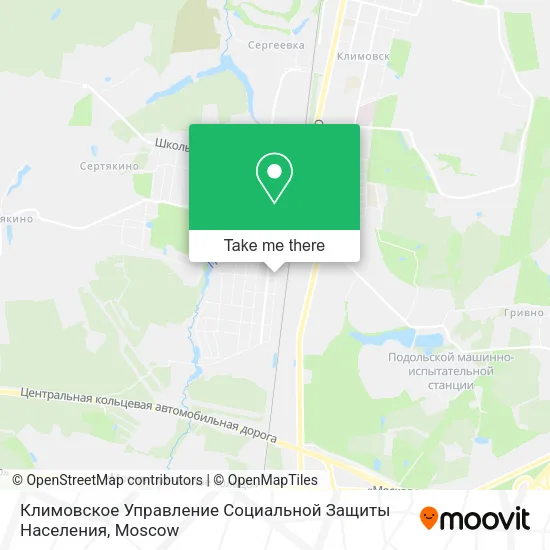 Климовское Управление Социальной Защиты Населения map