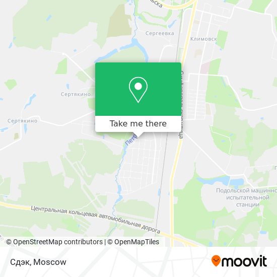Сдэк map