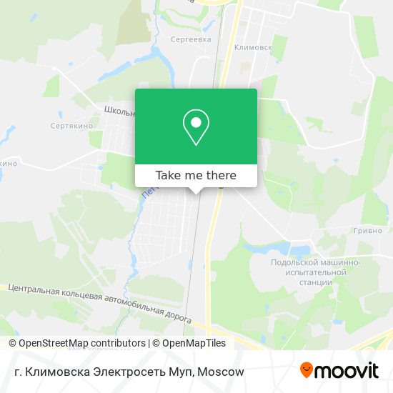 г. Климовска Электросеть Муп map