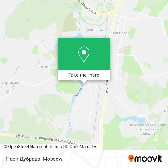 Парк Дубрава map