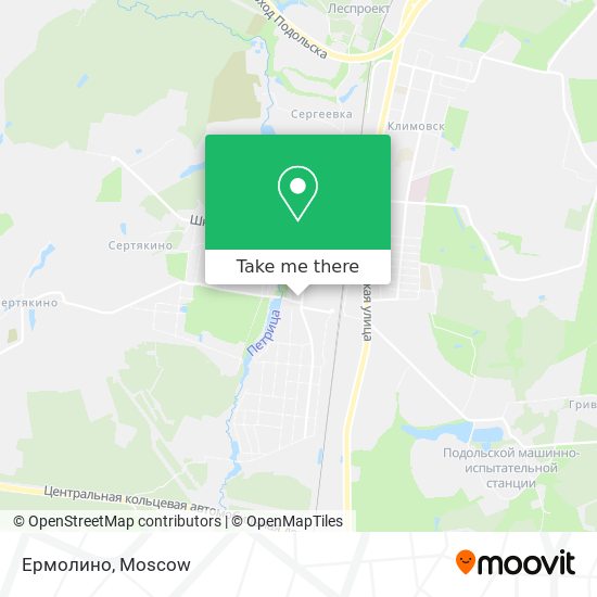 Ермолино map