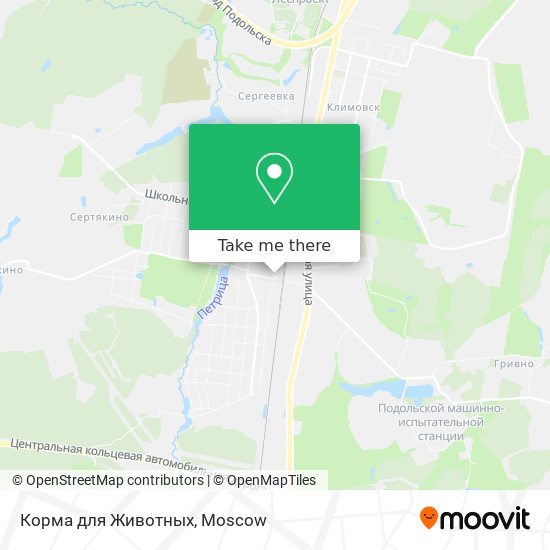 Корма для Животных map