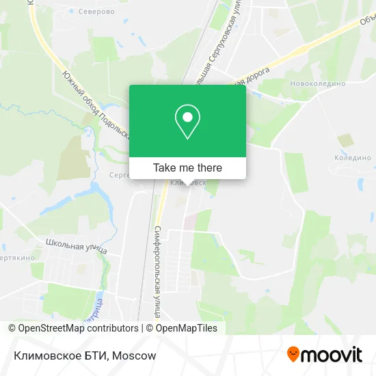 Климовское БТИ map