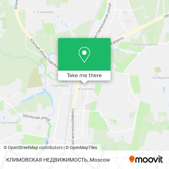 КЛИМОВСКАЯ НЕДВИЖИМОСТЬ map