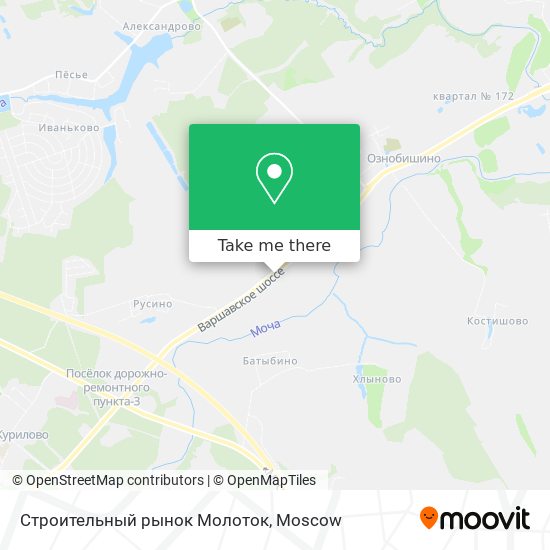 Строительный рынок Молоток map