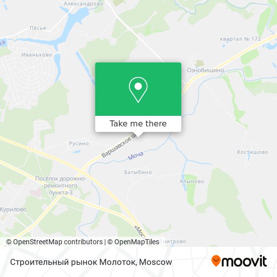 Строительный рынок Молоток map