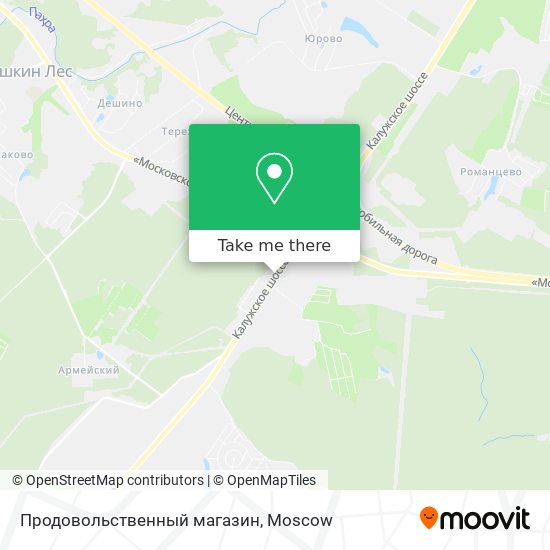 Продовольственный магазин map