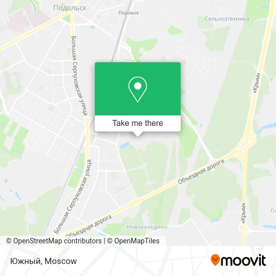 Южный map
