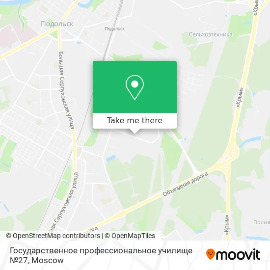 Государственное профессиональное училище №27 map