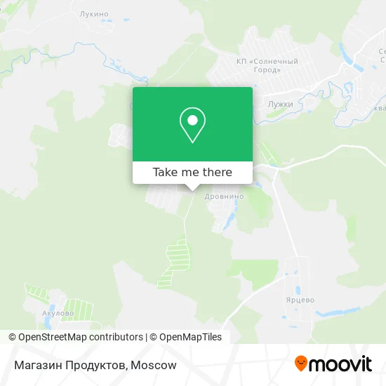 Магазин Продуктов map