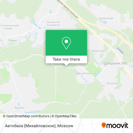 Автобаза (Михайловское) map