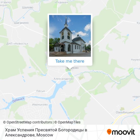 Храм Успения Пресвятой Богородицы в Александрове map