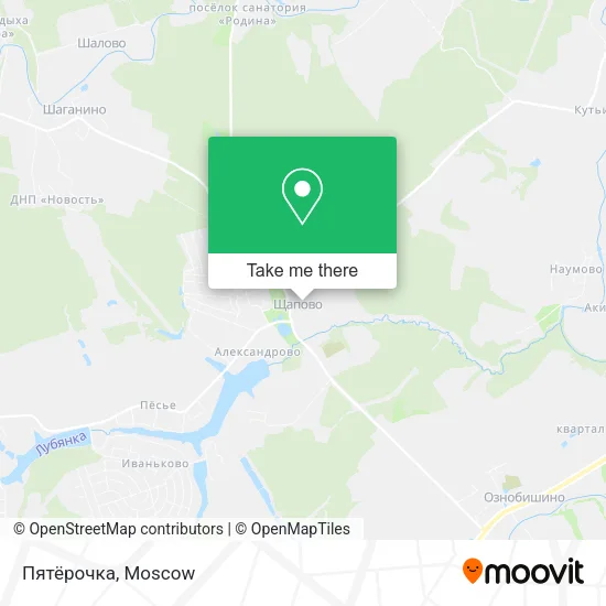 Пятёрочка map
