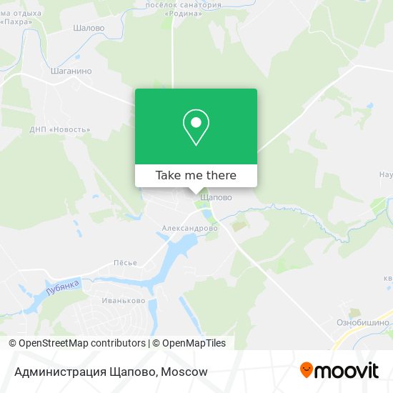 Администрация Щапово map