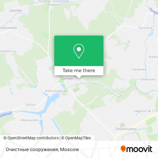 Очистные сооружения map