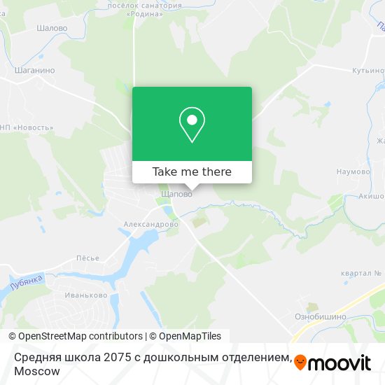 Средняя школа 2075 с дошкольным отделением map