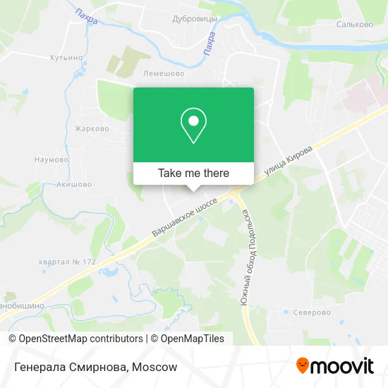 Генерала Смирнова map