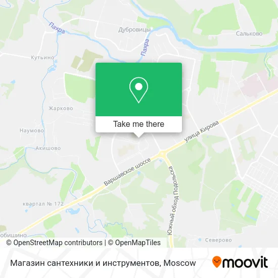 Магазин сантехники и инструментов map