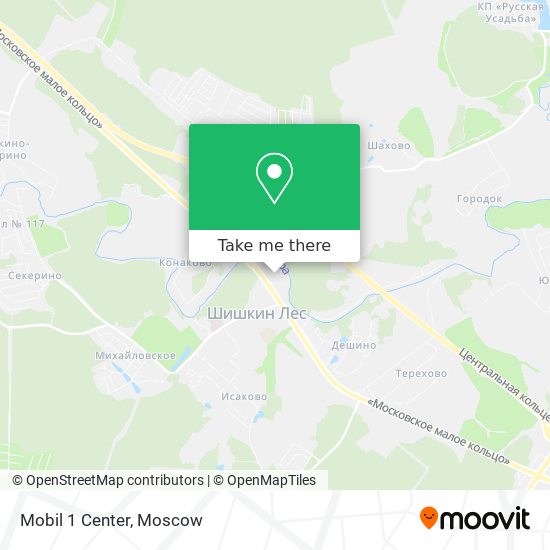 Mobil 1 Center map