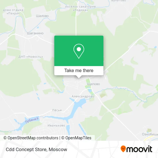 Cdd Concept Store map